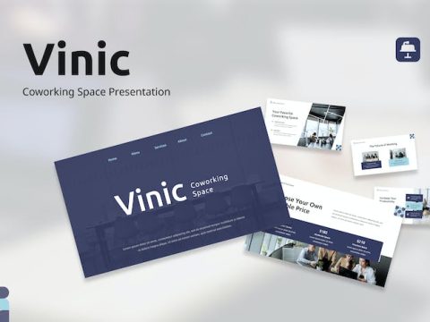 Vinic - Coworking Space Presentation Keynote T7VFCFT