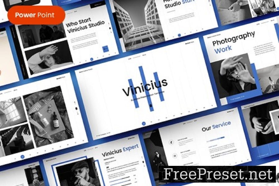 Vinicius – Business PowerPoint Template M8YJ5KU