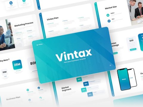 Vintax - Multipurpose Pitch Deck Keynote Template GV27PEV