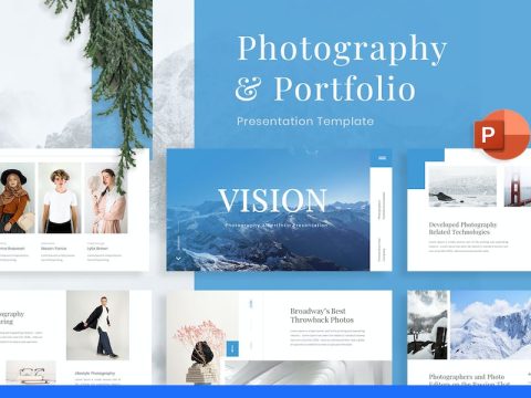 Vision – Photography & Portfolio PPT Template 9AC2MM5