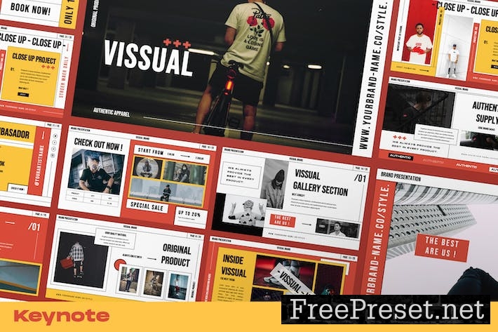 Vissual Urban Fashion Keynote Template JLMALX2