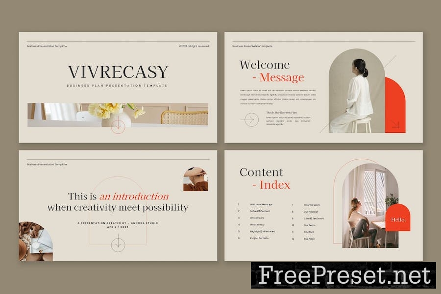 Vivrecasy - Business Plan Keynote Template BPMJLST