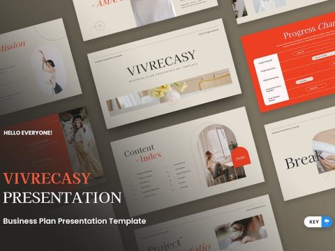 Vivrecasy - Business Plan Keynote Template BPMJLST