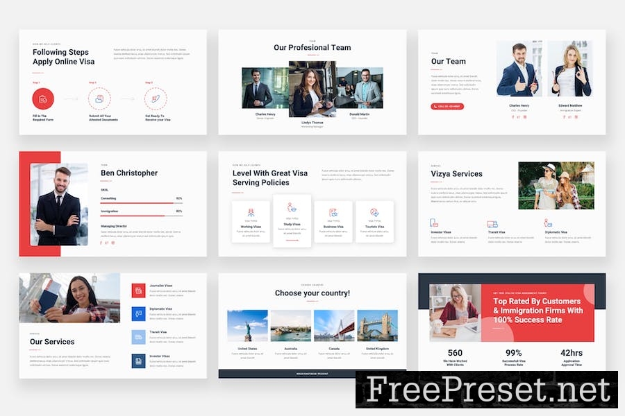 Vizya - Immigration Keynote Template ZHF33GH