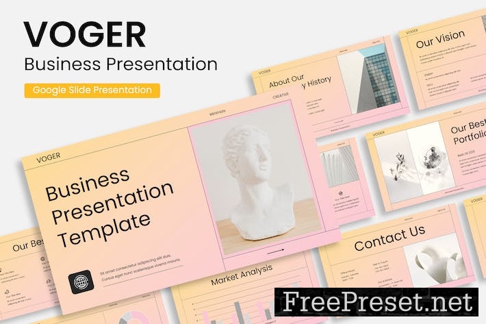 Voger - Creative Business GoogleSlide Presentation