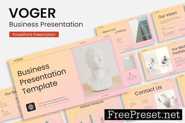 Voger - Creative Business Powerpoint Presentation SSZR9G9