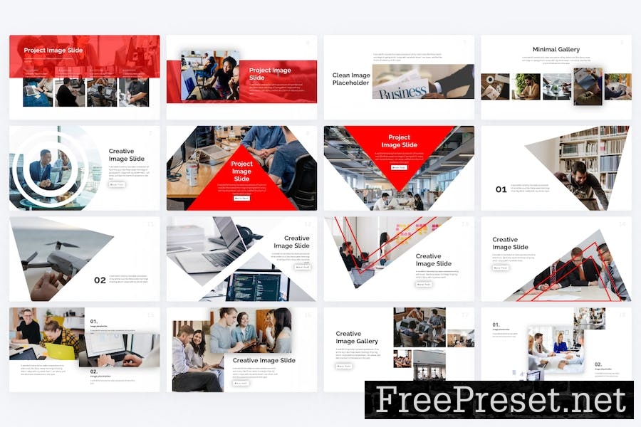 Volition Red Modern Multipurpose PowerPoint U3QNYCS