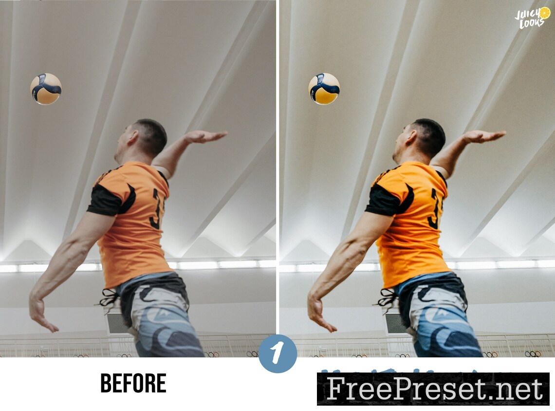 Volleyball Lightroom Presets Photoshop