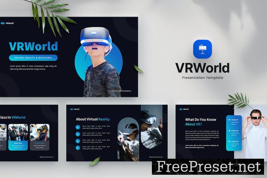 VRWorld - Virtual Reality Keynote Template Y7WQ4TY