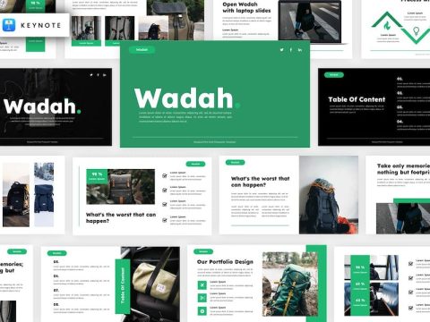 Wadah - Backpack Keynote Template P8CJN8Q