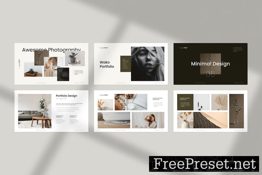 Wako Portfolio Template UT3GWB8