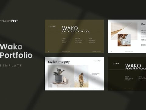 Wako Portfolio Template UT3GWB8