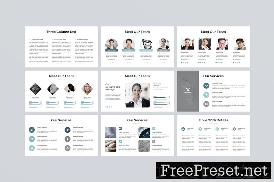 Warping Keynote Presentation Template F4TF3QV