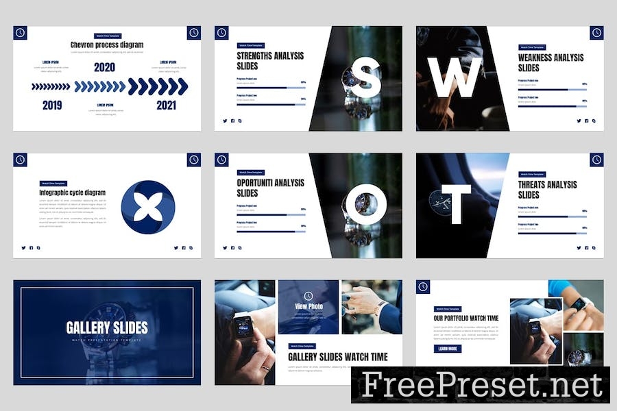 Watch Time - Watch Product Keynote Template B69GDNV