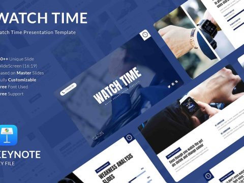 Watch Time - Watch Product Keynote Template B69GDNV