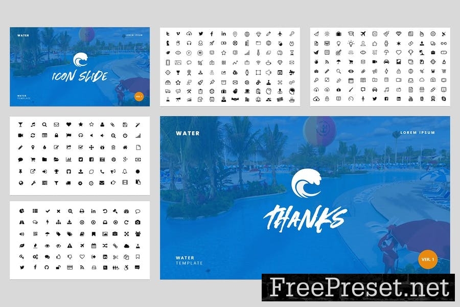 Waterplate - Water Summer Keynote Template DHK5HNP