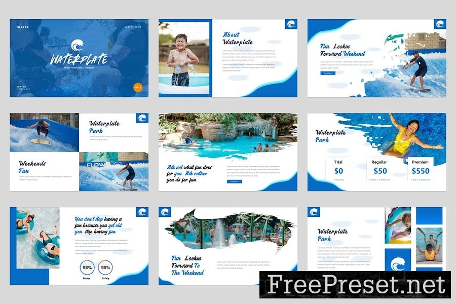 Waterplate - Water Summer Keynote Template DHK5HNP