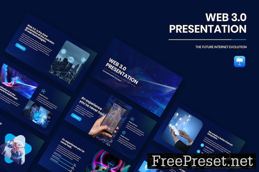 WEB 3.0 Keynote Template 7PX5NC4