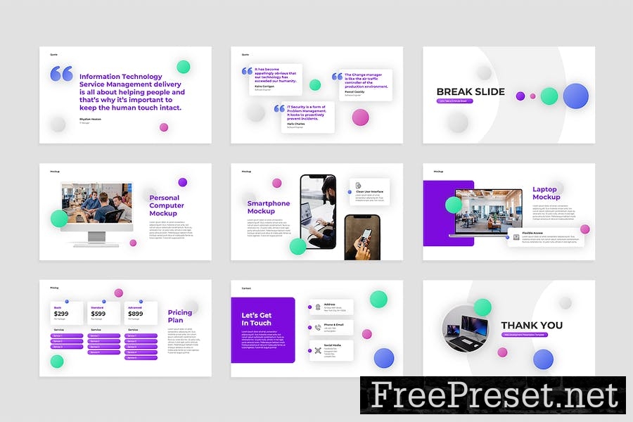 Web Development Keynote Presentation Template VJDCD97