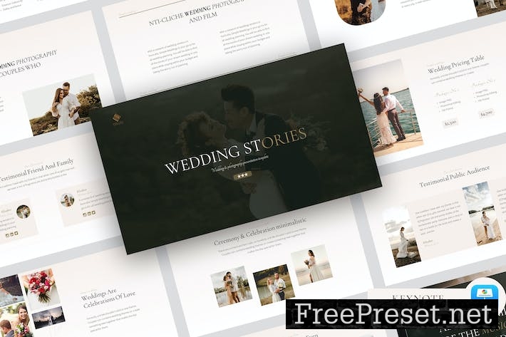 Wedding Stories Keynote Template