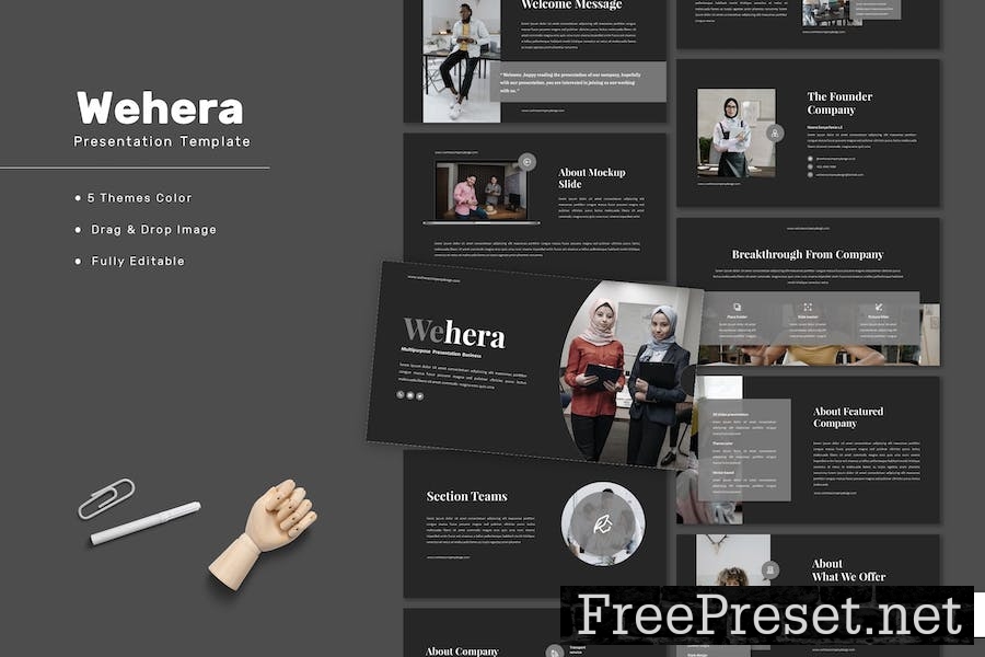 Wehera - Multipurpose Keynote Template Y9K9PSL