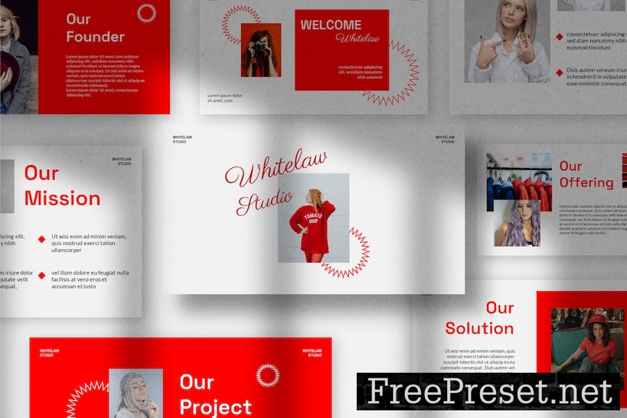 Whitelaw PowerPoint Template 4SK93LL