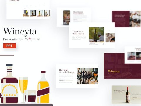 Wineyta - Powerpoint Template CUGNGRZ