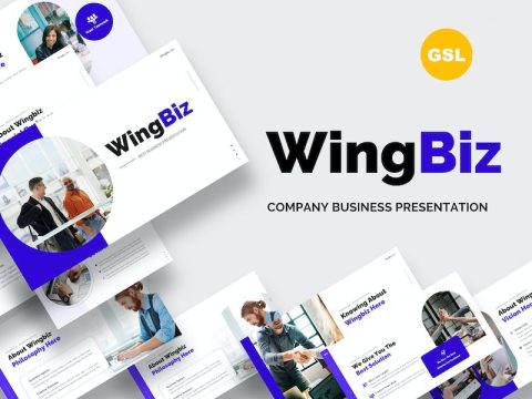 Wingbiz - Company Business Google Slides SNA6LRD