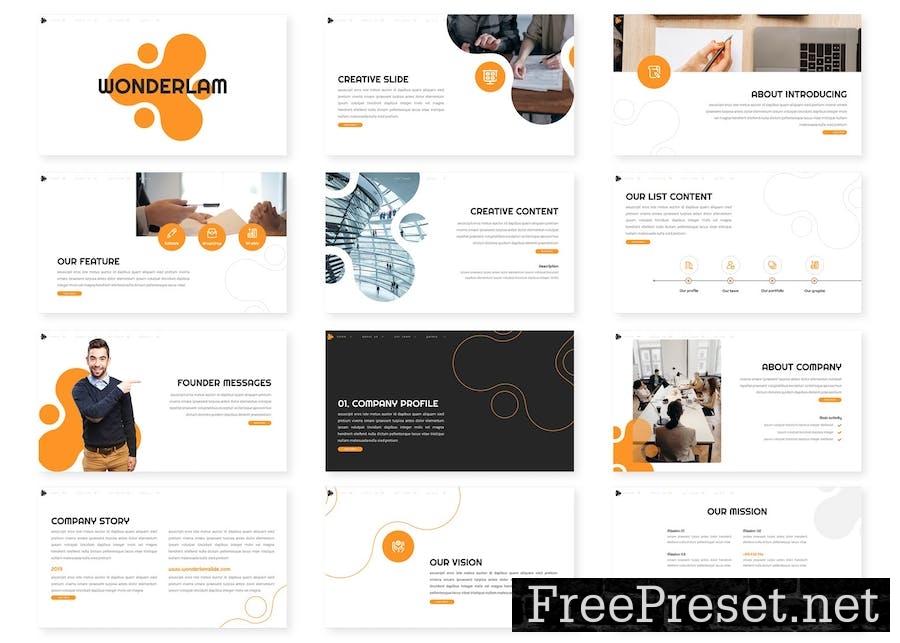 Wonderlam - Business Keynote Template YWK5VVZ