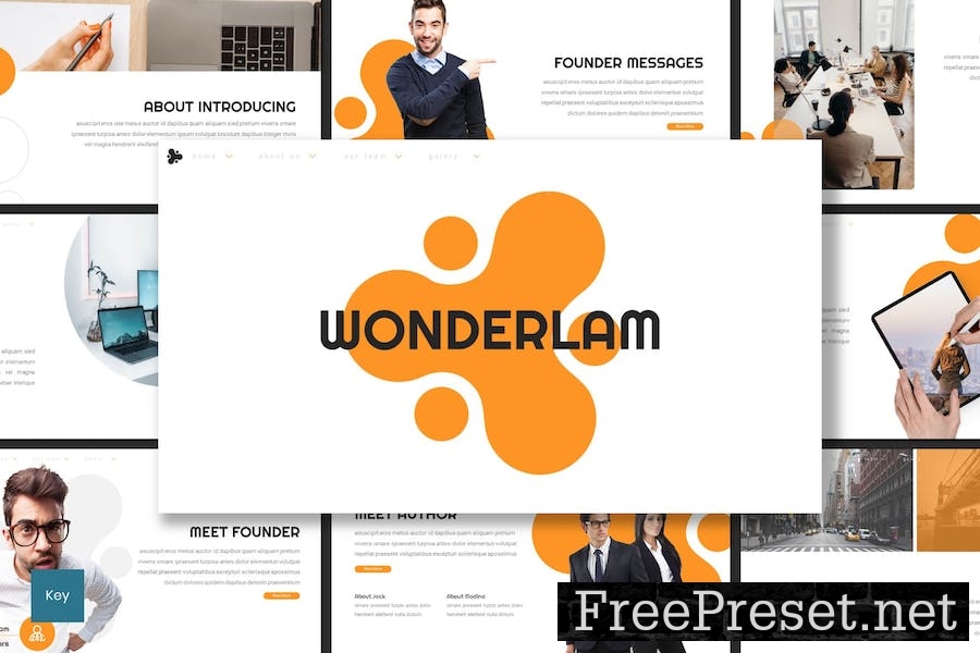 Wonderlam - Business Keynote Template YWK5VVZ