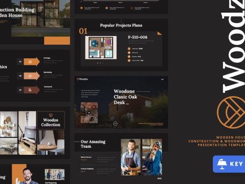 Woodzo - Wooden House Keynote Template YMYFBP3