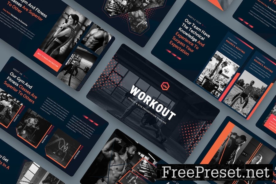 Workout - Fitness & Gym Keynote Template 3YL9UPV