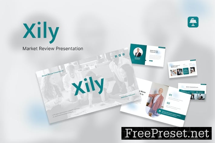 Xily - Market Review Keynote Template YC55P4U