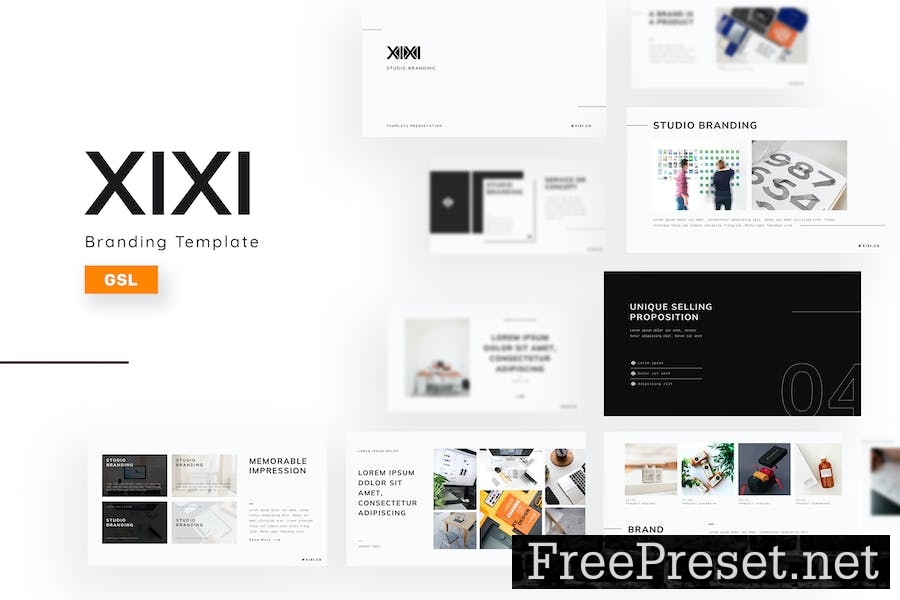 Xixi - Google Slides Template YUW5BA9