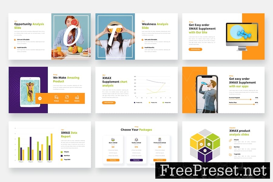 XMAX - Health Supplement Keynote Template CRRCRV8