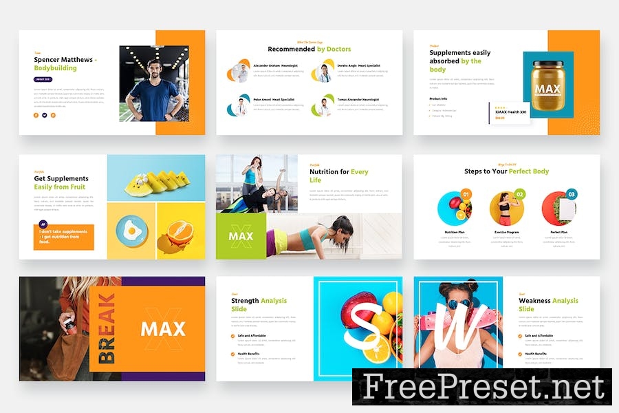 XMAX - Health Supplement Keynote Template CRRCRV8