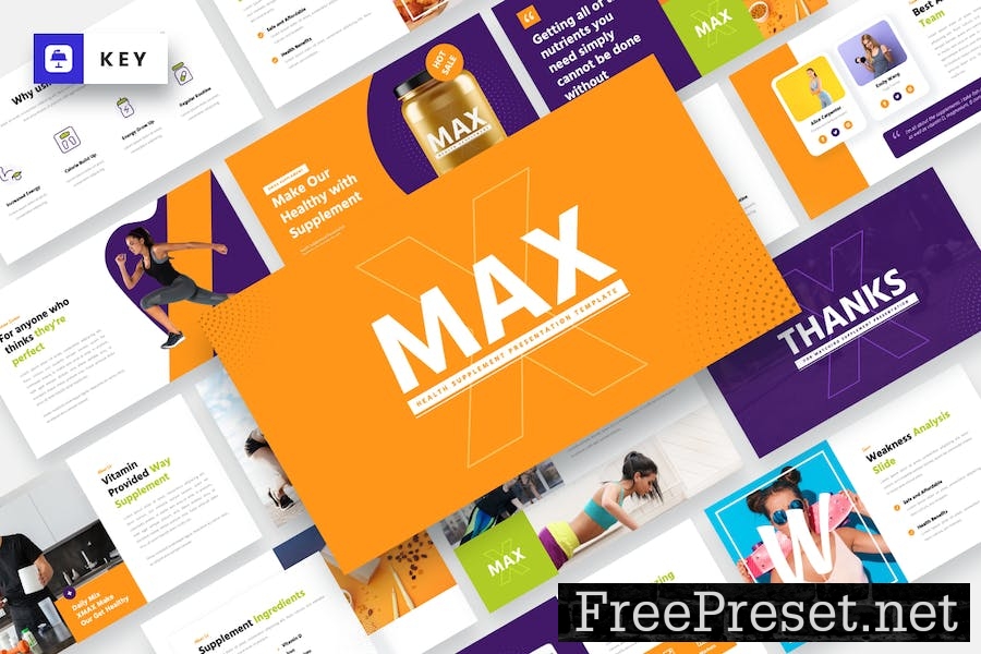 XMAX - Health Supplement Keynote Template CRRCRV8