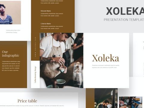 Xoleka - Coffee Branding Google Slides Template 3H8AVKR