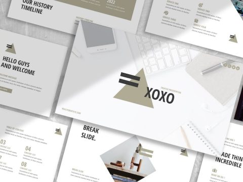 Xoxo - Business Keynote Template DFSX8BP