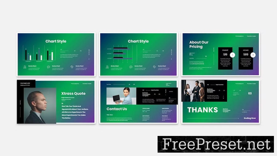 Xtrass Business Presentation Google Slide Template WSFYNFV