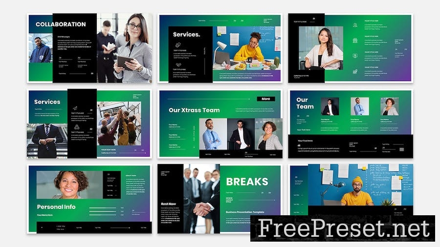 Xtrass - Business Presentation Keynote Template Z4HT7AE