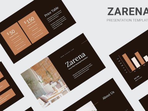 Zarena - House Plant Keynote Template 55DSRCH