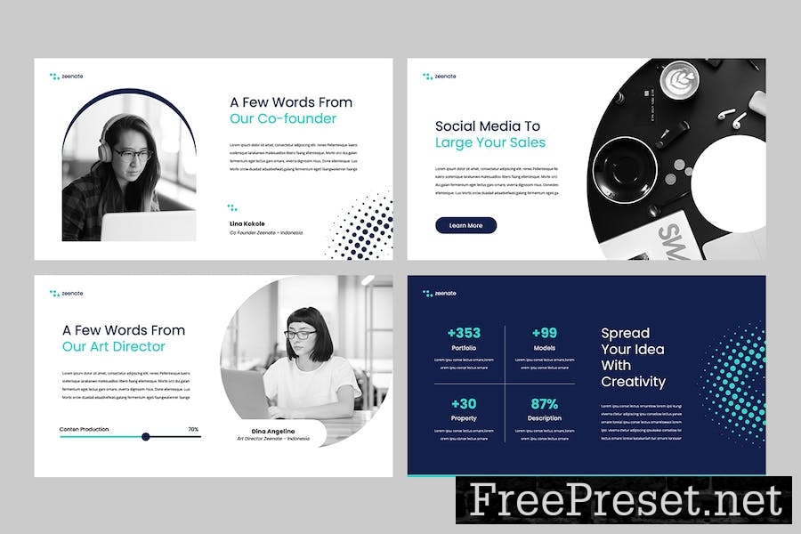 ZEENATE - Creative Keynote Template 3LYLLX7