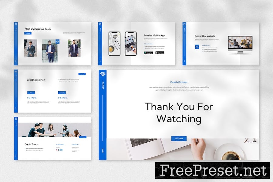 Zenaida - Business Keynote Template 6H9495R