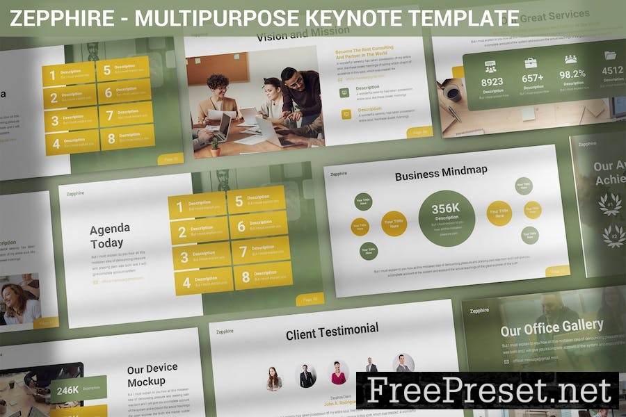 Zepphire - Multipurpose Keynote Template FL3HR4B