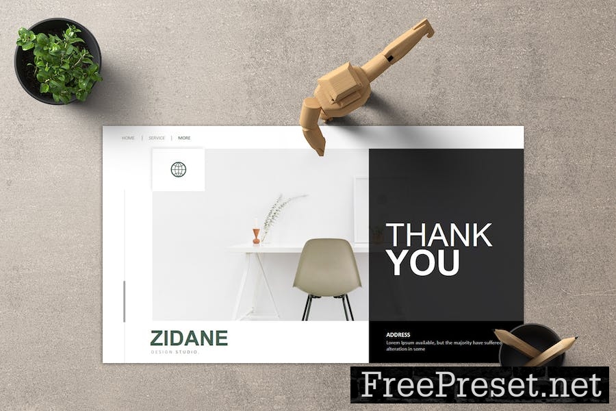 Zidane - Powerpoint Template DSAZ76D