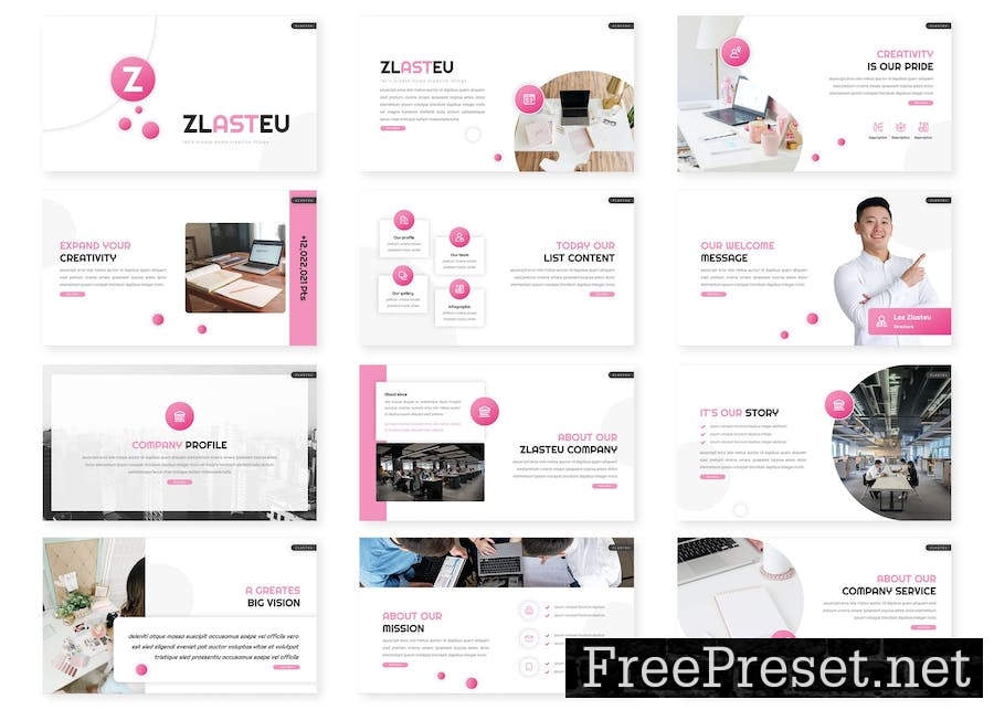 Zlasteu - Business Keynote Template E8XE9Q7