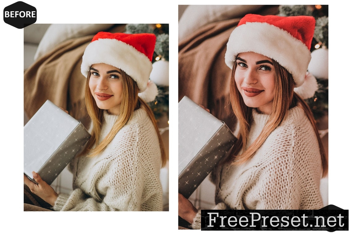 12 Charming Christmas Photoshop Actions