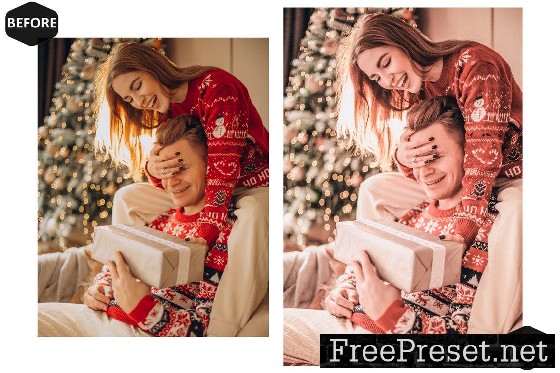 12 Charming Christmas Photoshop Actions