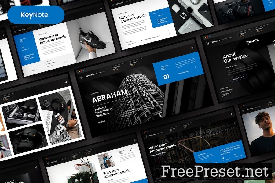 Abraham – Business Keynote Template YZFB8SP